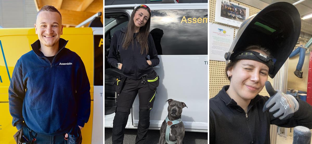 Tre Assemblin-medarbeidere i finalen om å bli Norges hyggeligste håndverker